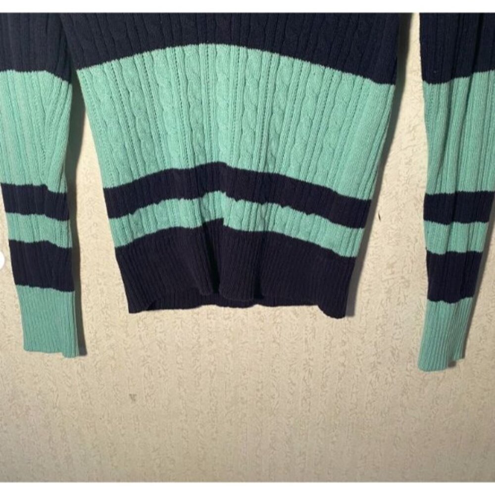 Arizona Jean Company Women Green Pullover Sweater Large - Picture 4 of 9